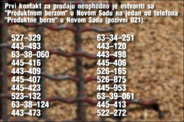 Produktna berza Novi Sad, prodaja i otkup pšenice