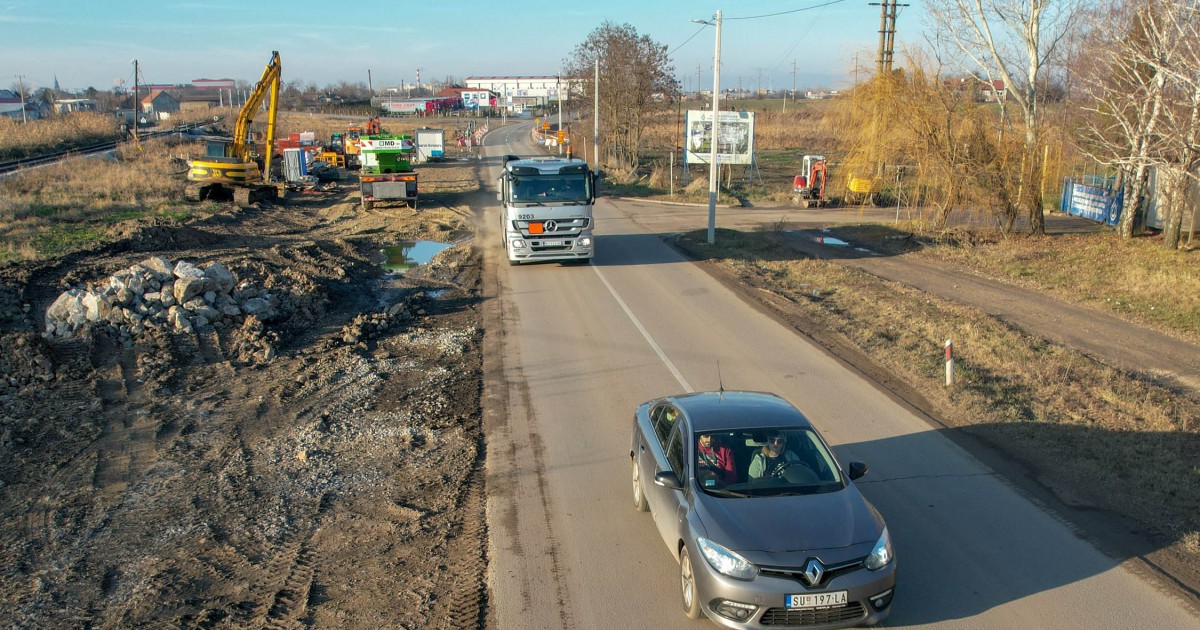 Foto Radovi Na Sen Anskom Putu Podvo Njak Obilaznica Subotica