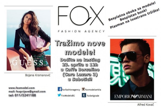 Modeli modne agencije Fox u kampanji za naočare poznatih brendova -  WANNABE MAGAZINE