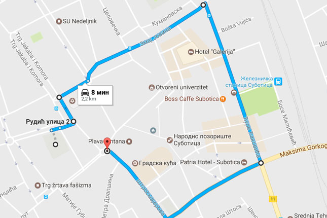 Od utorka do nedelje Rudić ulica zatvorena za saobraćaj