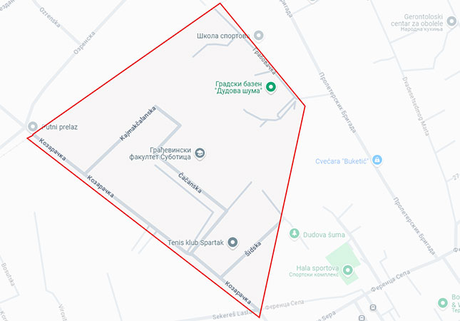 Novi stambeni prostor u naselju Dudova šuma, više parcela za vikendice na Paliću