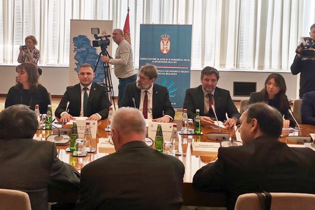 Predstavnici Nacionalnih saveta okupljeni u "Palati Srbija"