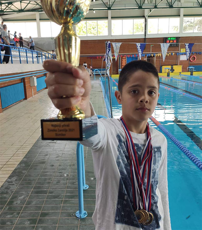 Plivanje: Spartak Prozivka osvojio 26 medalja na mitingu u Somboru, Nikolas Martin najuspešniji u njegovoj generaciji