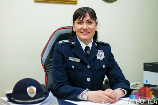 Isidora Jevtić – dama u subotičkoj Saobraćajnoj policiji