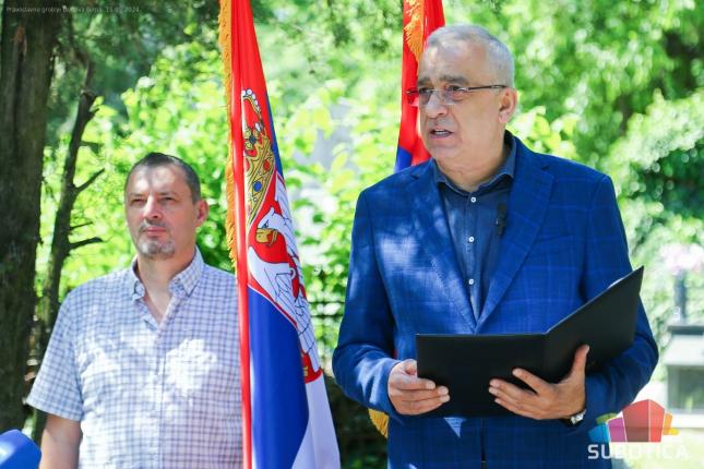 Оdata počast Jovanu Dimitrijeviću, prvom srpskom gradonačelniku Subotice