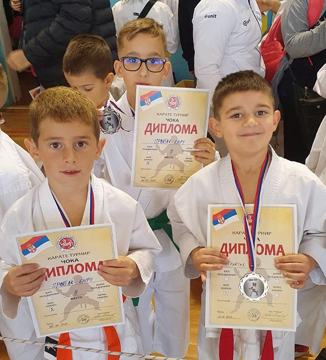 Karate: Takmičari "Spartak Enpija" osvojili 29 medalja na međunarodnom turniru u Čoki
