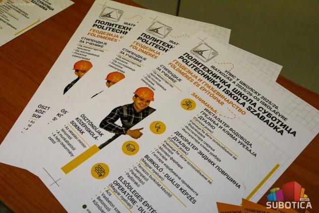 Plan upisa u Politehničkoj - 11 obrazovnih profila u 9 odeljenja