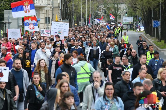 Protestna šetnja od Prozivke do Patrije: "Teroristički napad 1. novembra izvršila je korupcija"