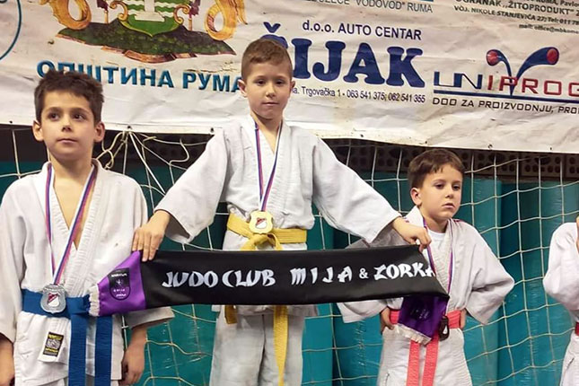 Džudo: Takmičari "Mije&Zorke" osvojili tri medalje na međunarodnom turniru u Rumi