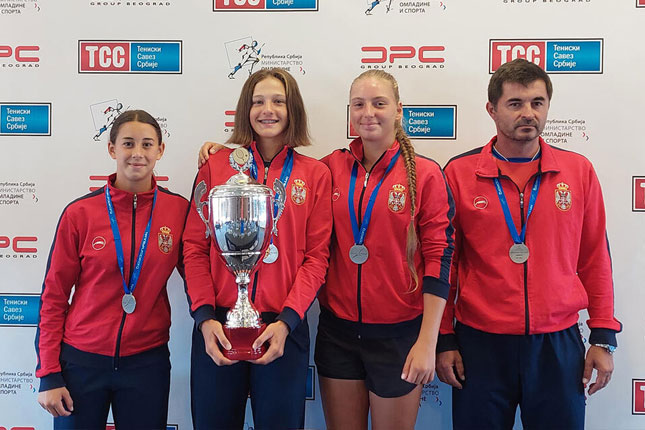 Tenis: Lana Virc sa reprezentacijom Srbije vicešampionka Evrope