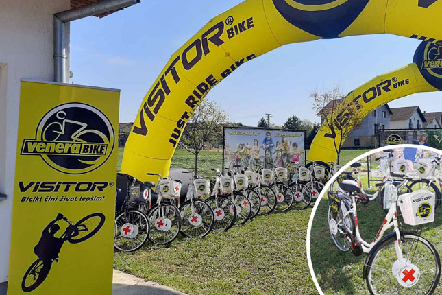 "Venera bike" donirao 22 bicikla volonterima Crvenog krsta Vojvodine