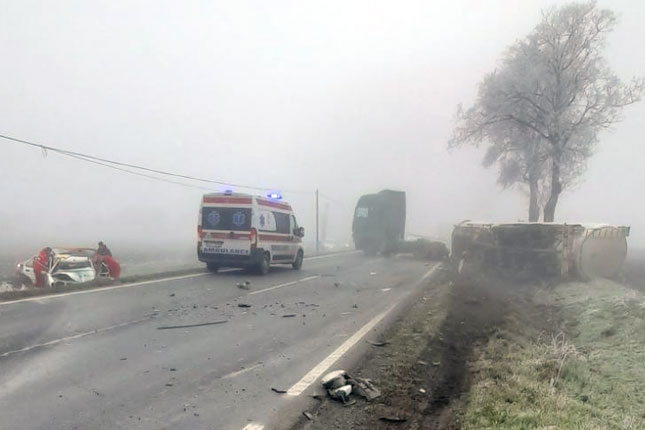 Saobraćajna nezgoda kod Starog Žednika, ima povređenih